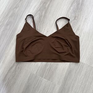 Calvin Klein Womens Brown Colored Beigerns Bra Size XL